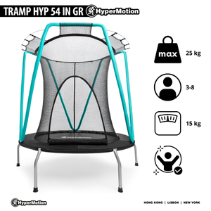 Mint trampolin 137cm sa zaštitnom mrežom - za djecu 3-8 godina - za dom i vrt
