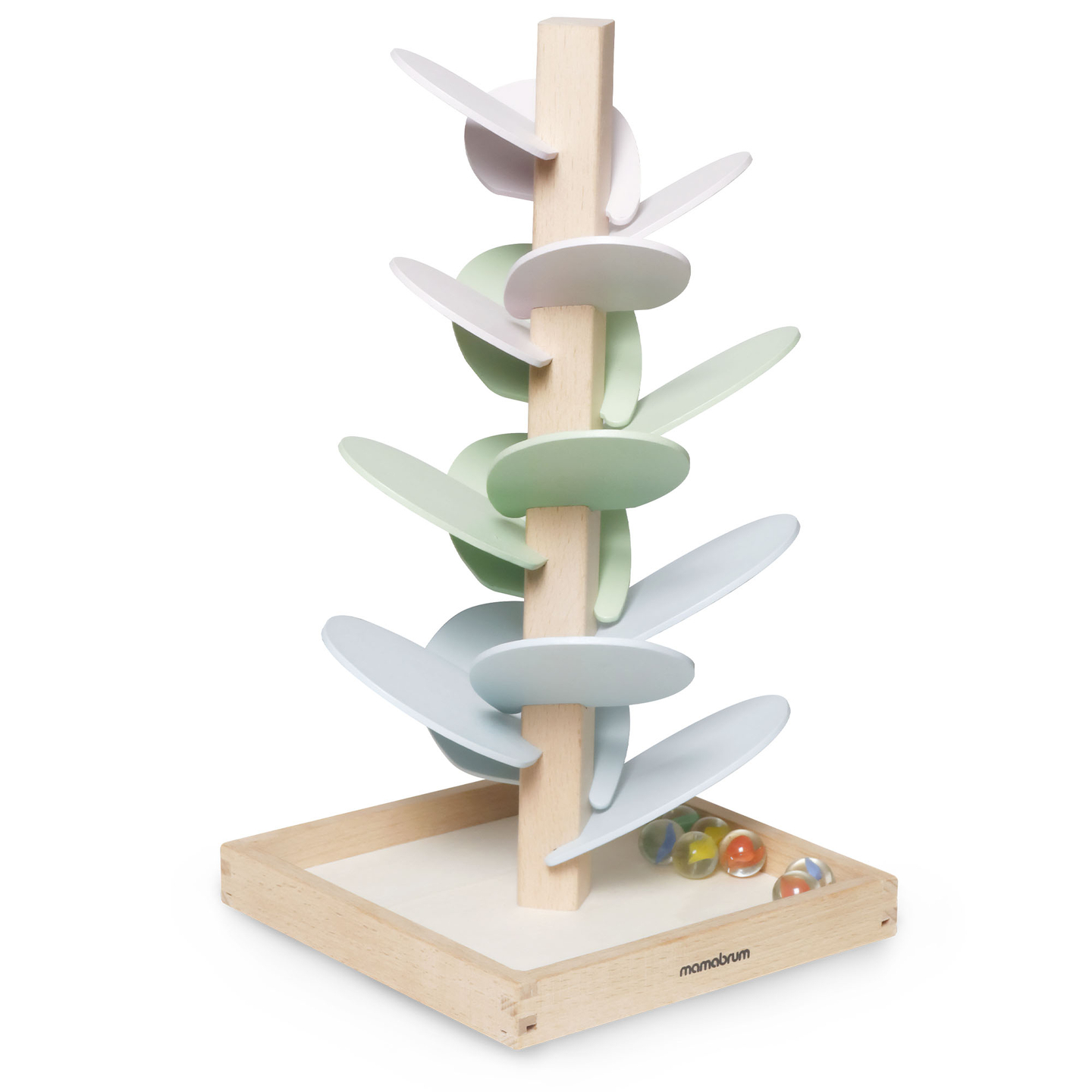 Drvena staza za kuglice - zvučno drvo s kuglicama