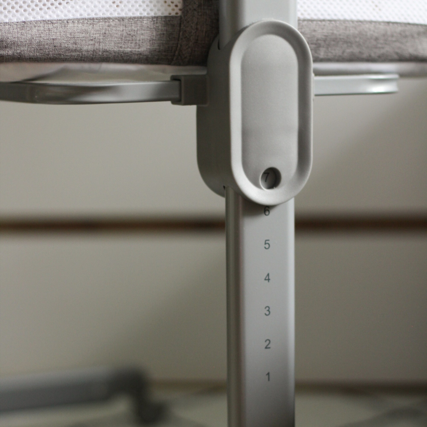 Moby-System LUNA 3u1 bočni krevet - sivi