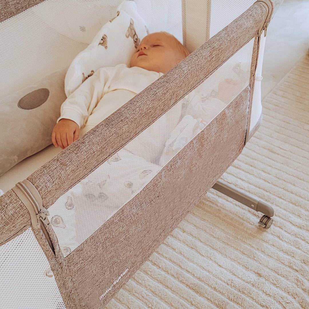 Moby-System LUNA 3u1 bočni krevet - sivi