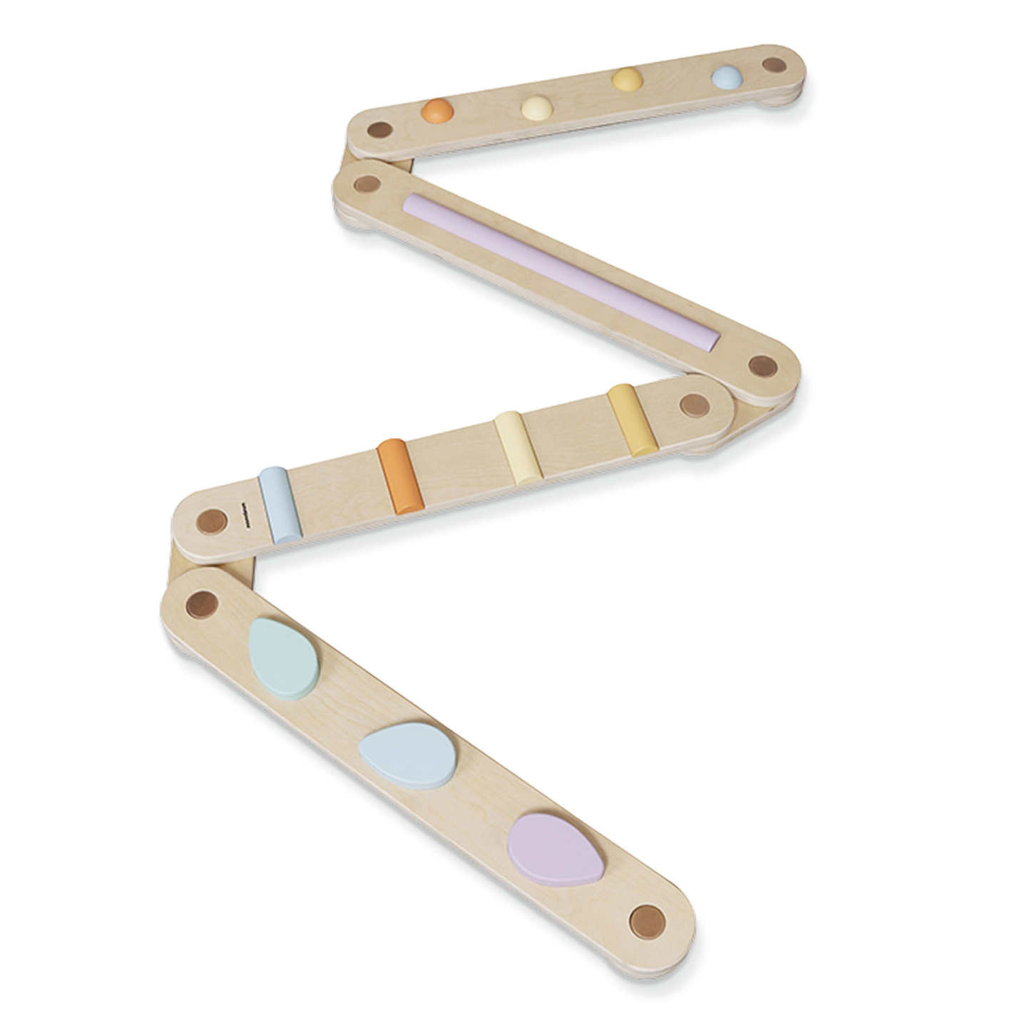 Velika drvena senzorna staza - staza za ravnotežu - 9 elemenata