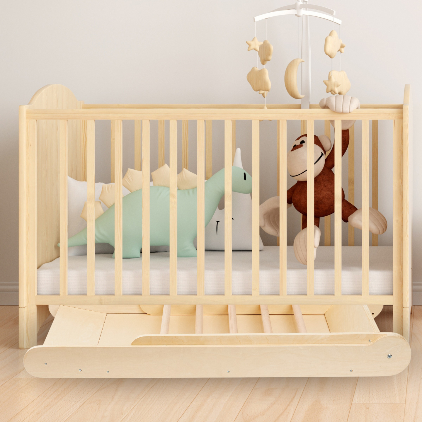 Drveni tobogan sa ljestvama za djecu