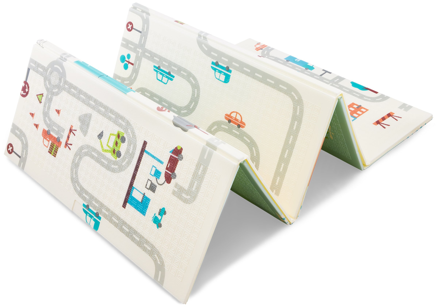 Dvostrana XXL pjenasta prostirka - sklopiva 1 CM (planina i cesta)