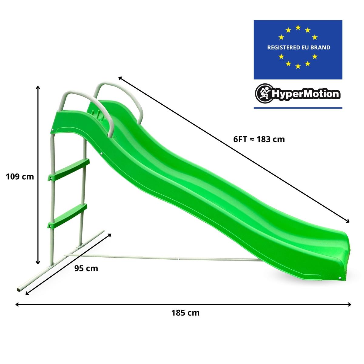 Veliki vrtni tobogan s ljestvama za djecu