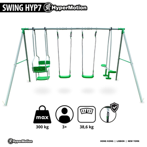 Dječja ljuljačka za 6 osoba - vrtno igralište