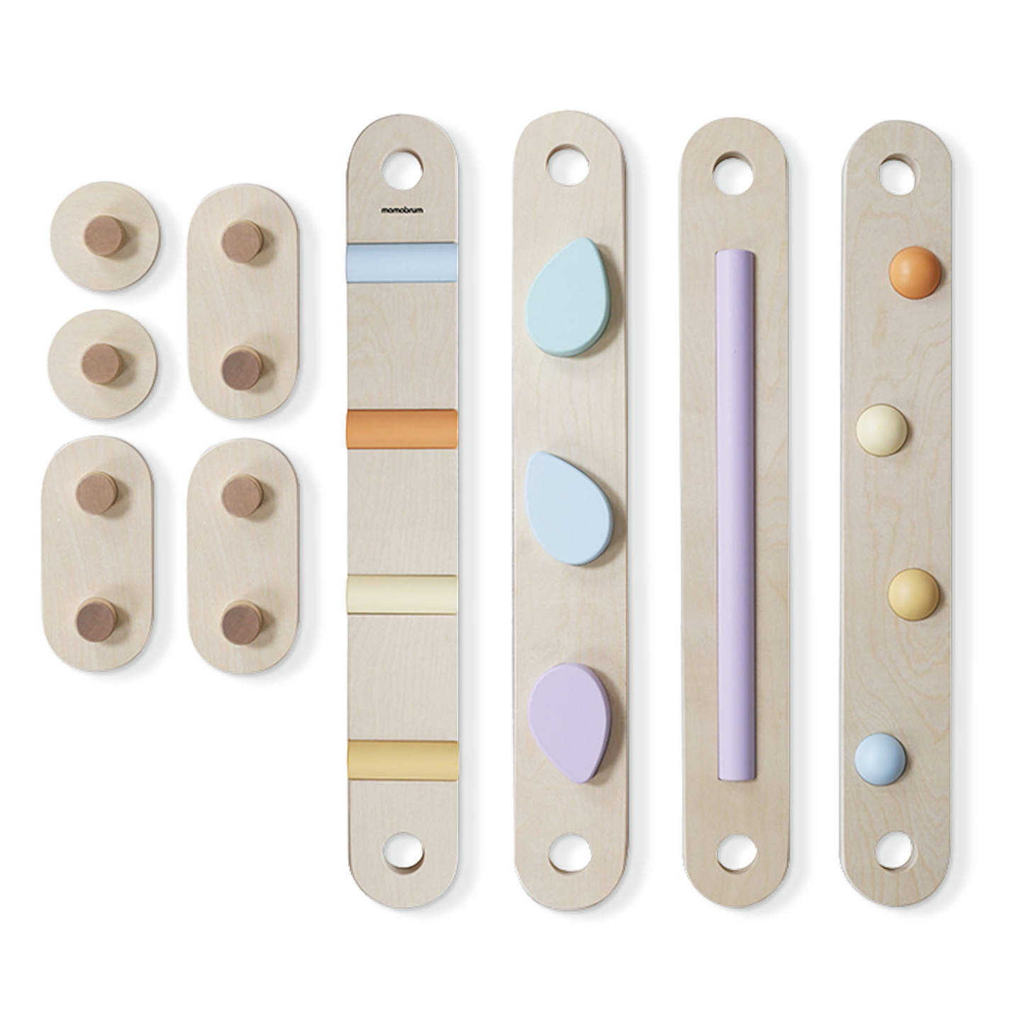 Velika drvena senzorna staza - staza za ravnotežu - 9 elemenata