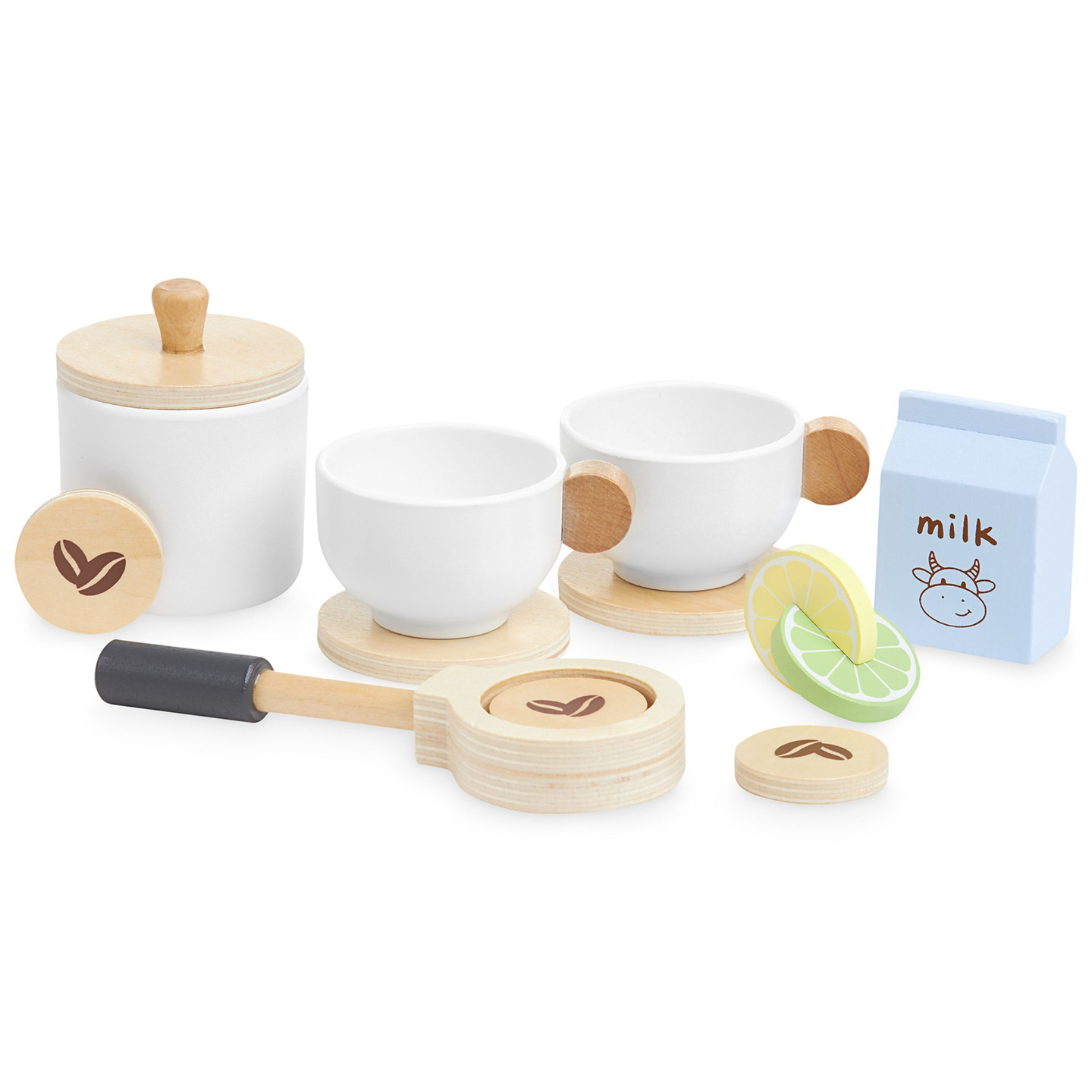 Drveni aparat za kavu i čaj sa dodacima - cafe