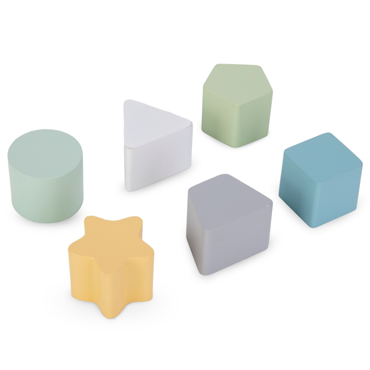 Velika drvena kocka za aktivnosti s petljom - Montessori