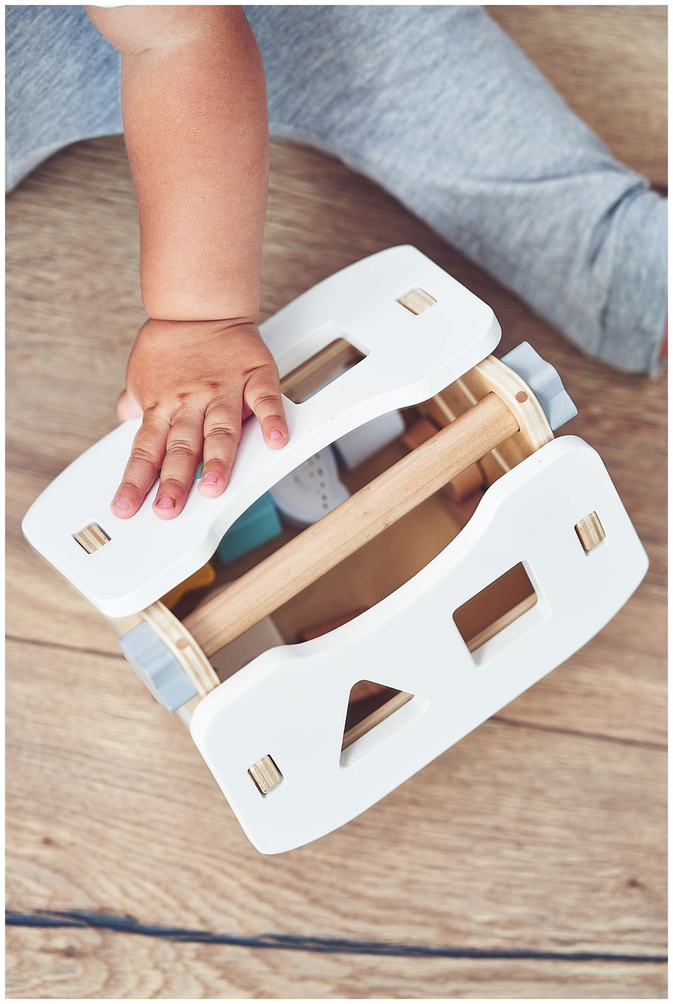 Sorter - drvena edukativna kućica s kockama