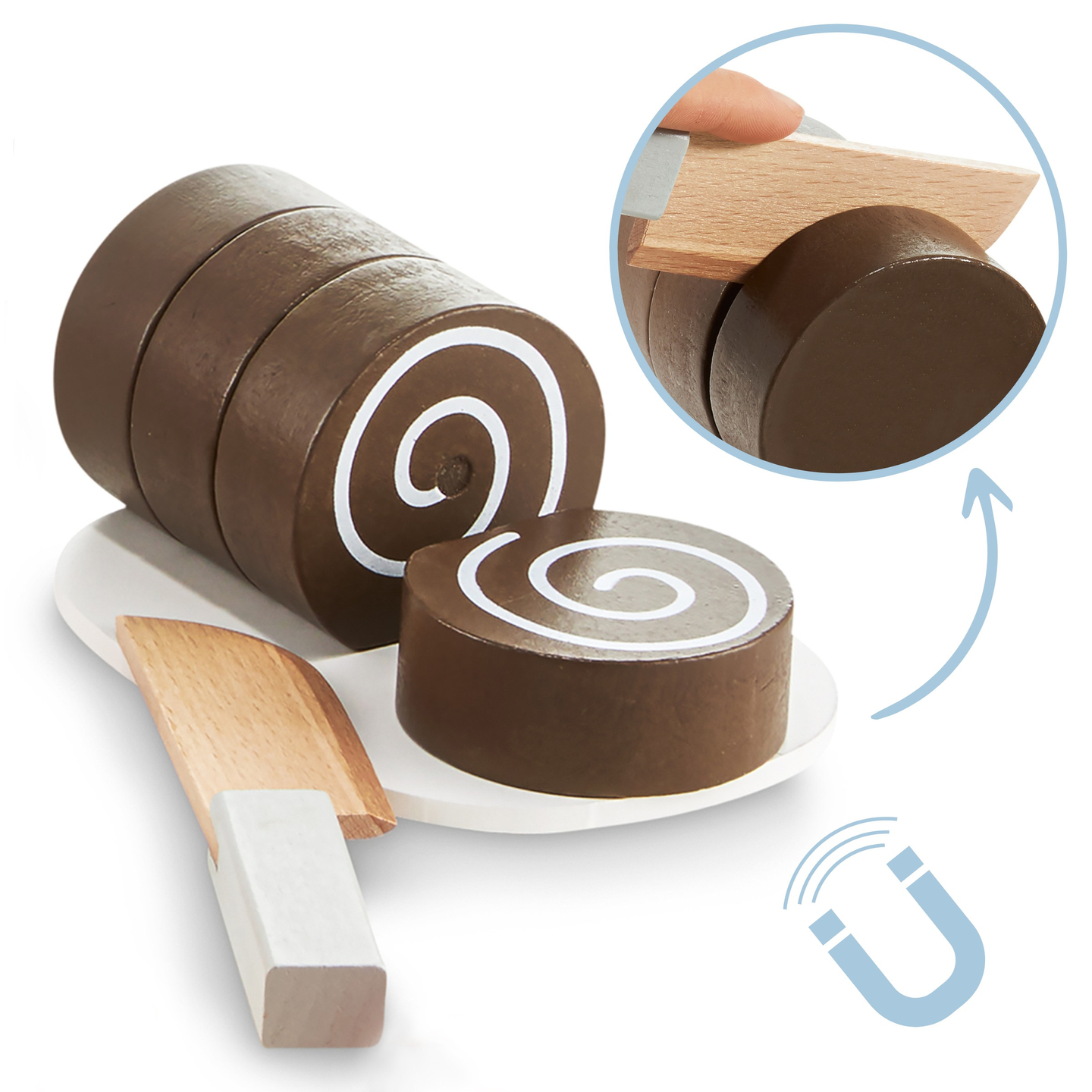 Drvena kutija sa slatkišima za rezanje, slastičarna