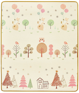 Dvostrana XXL pjenasta podloga - rola 2 CM (šuma i cik-cak)