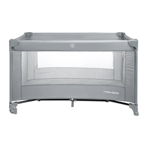 Prijenosni putni krevetić Happy Traveller BASIC - sivi