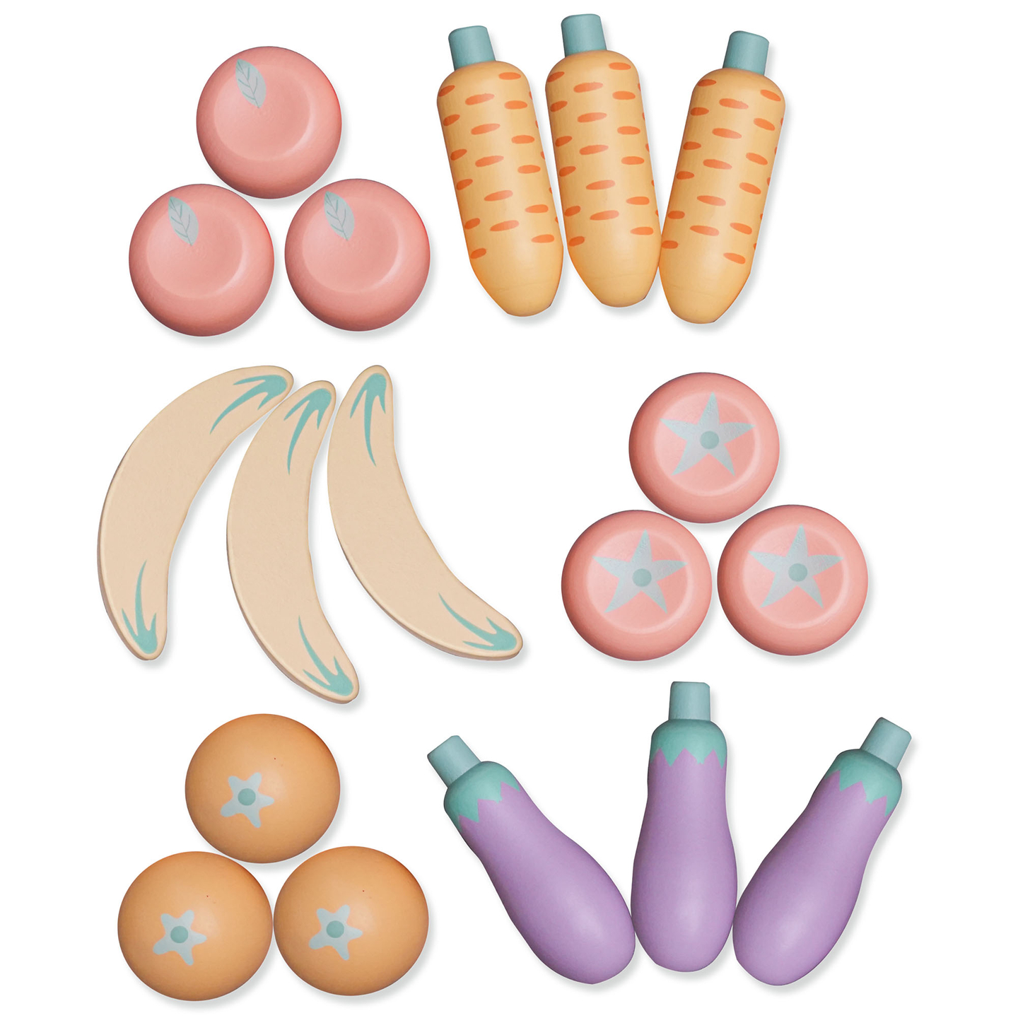 Velika drvena XXXL trgovina za djecu s šankom brze hrane - Kutna trgovina + Aparat za kavu + Pećnica + Hladnjak - 106 dodataka.