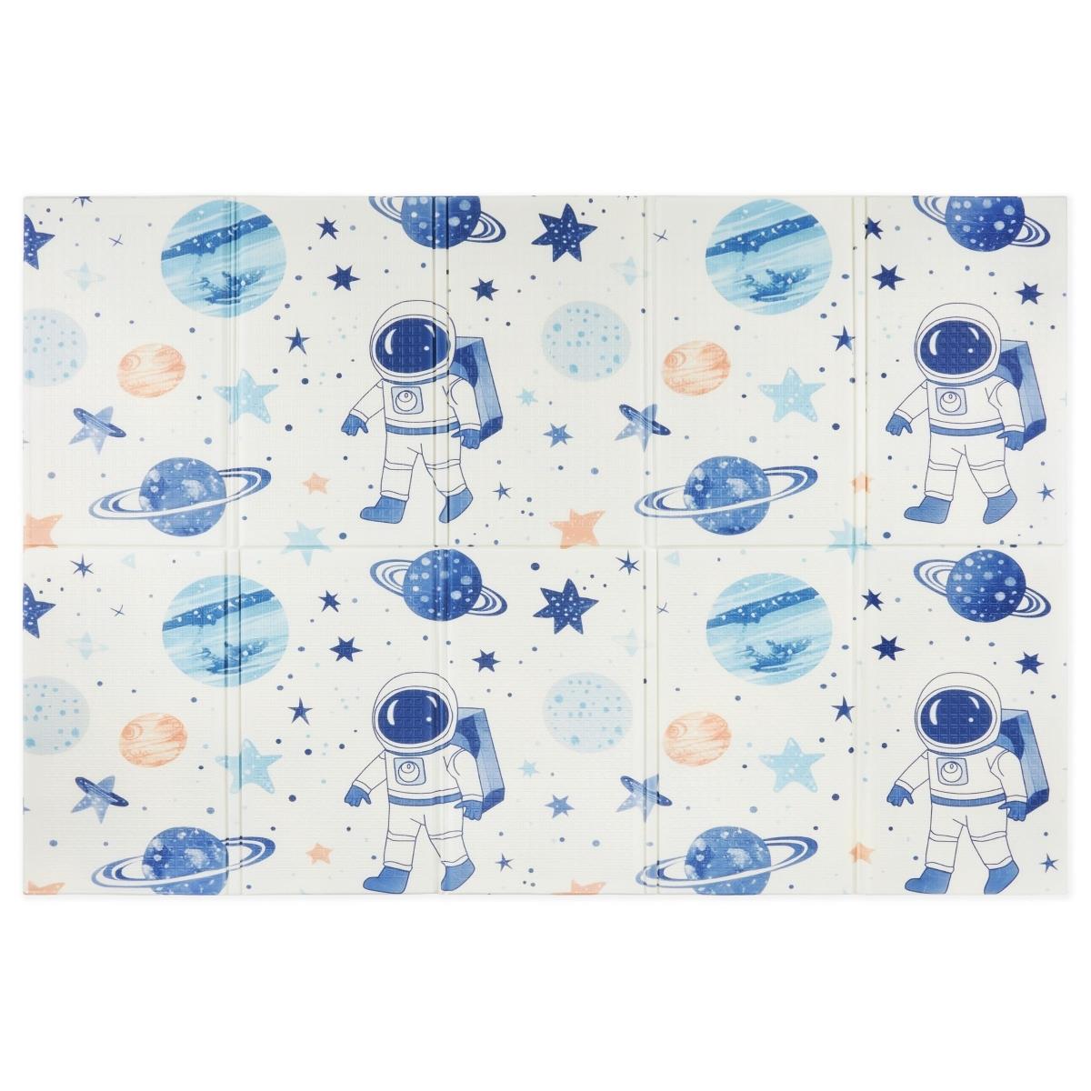 Dvostrani sklopivi pjenasti podmetač 180 x 120 x 1 cm - prostor/geometrijski trokuti