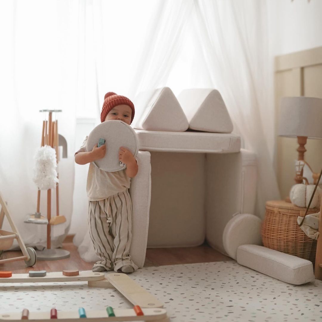 Drvena staza za ravnotežu - senzorna staza - 14 elemenata