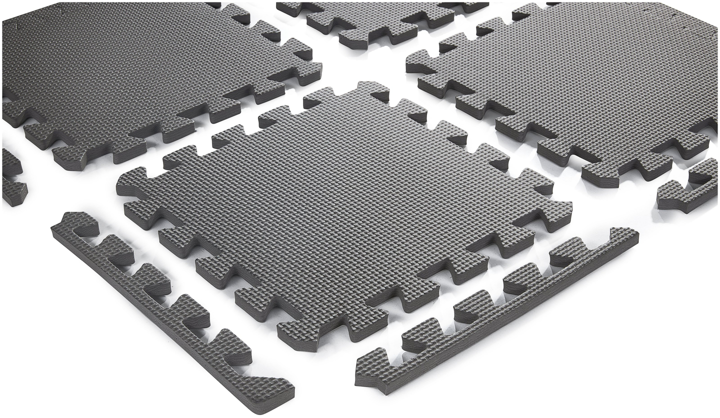 Slagalica od pjene 12 kom. - pjenasta obrazovna prostirka 120 x 90 x 1,2 cm s rubom - roza