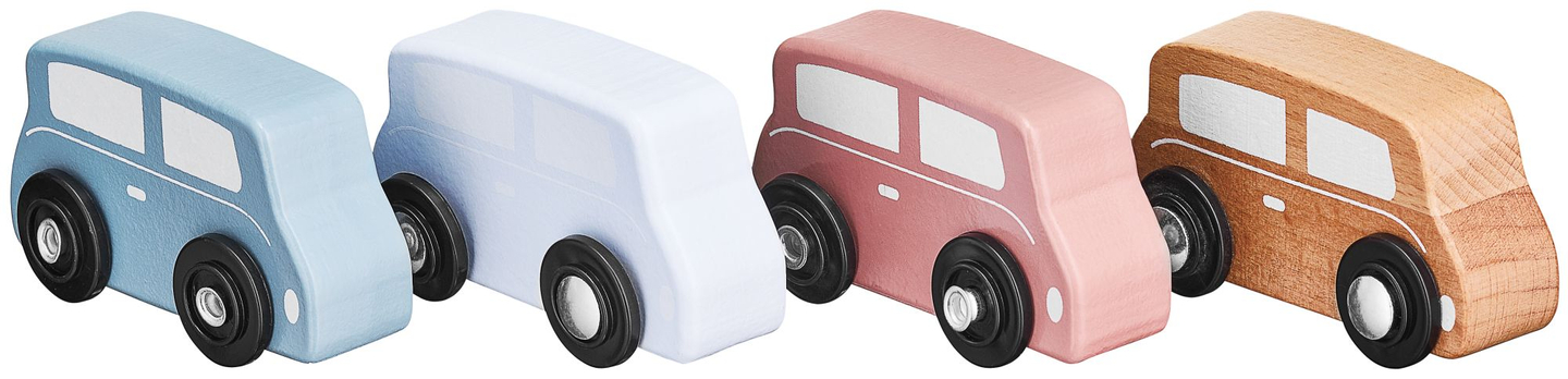 Drveni kamion - poluprikolica sa 4 automobila