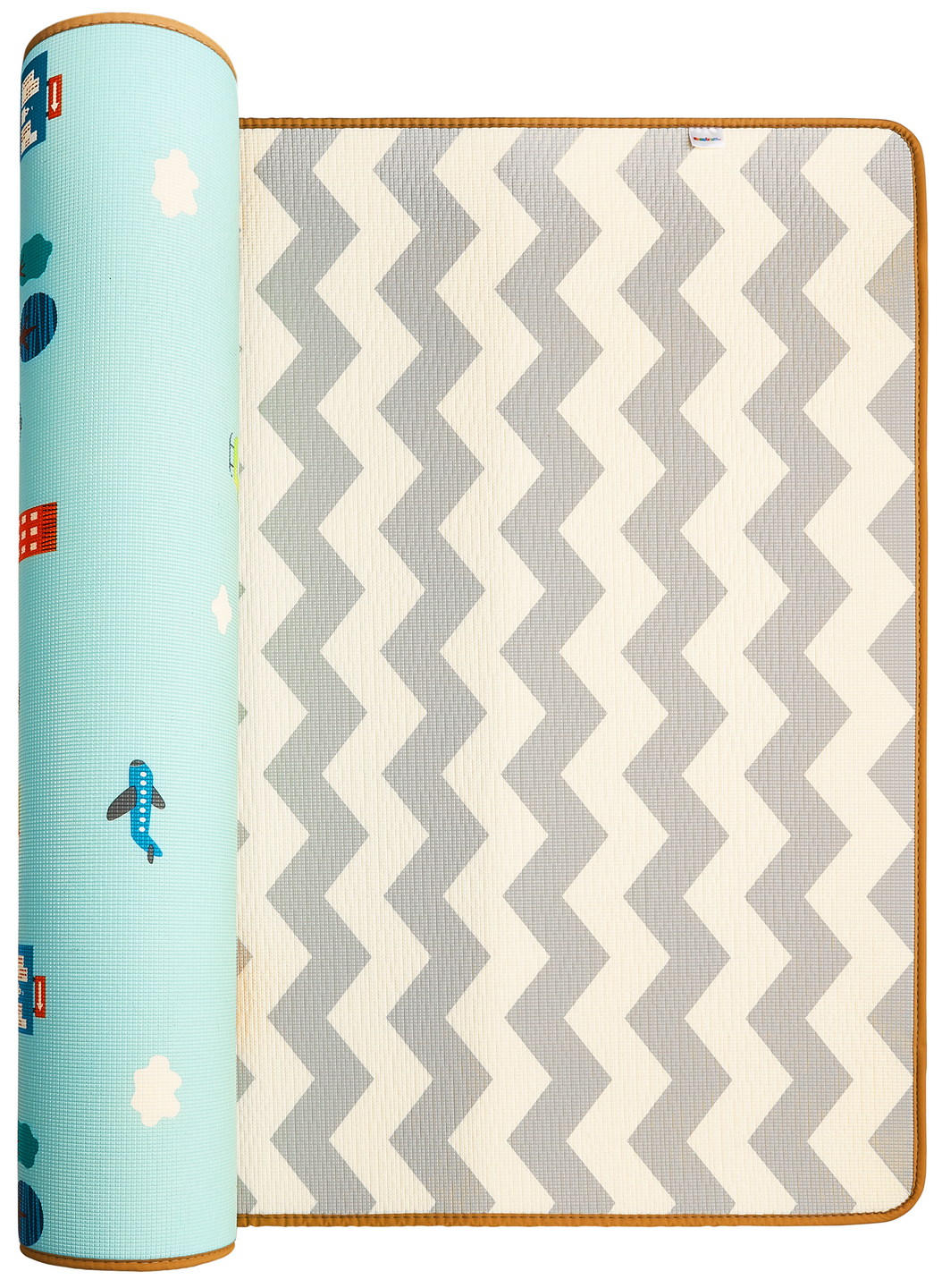 Dvostrana XXL pjenasta podloga - rola 2 CM (cestovna i cik-cak)