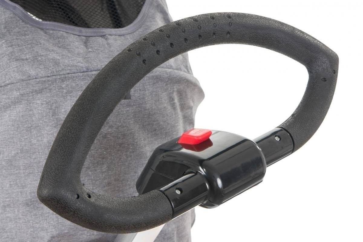 Tobi Velar tricikl + kišna navlaka - siva