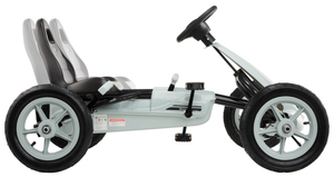 EVOQUE karting s pedalama za djecu - jahanje za djecu 5-8 godina - siva