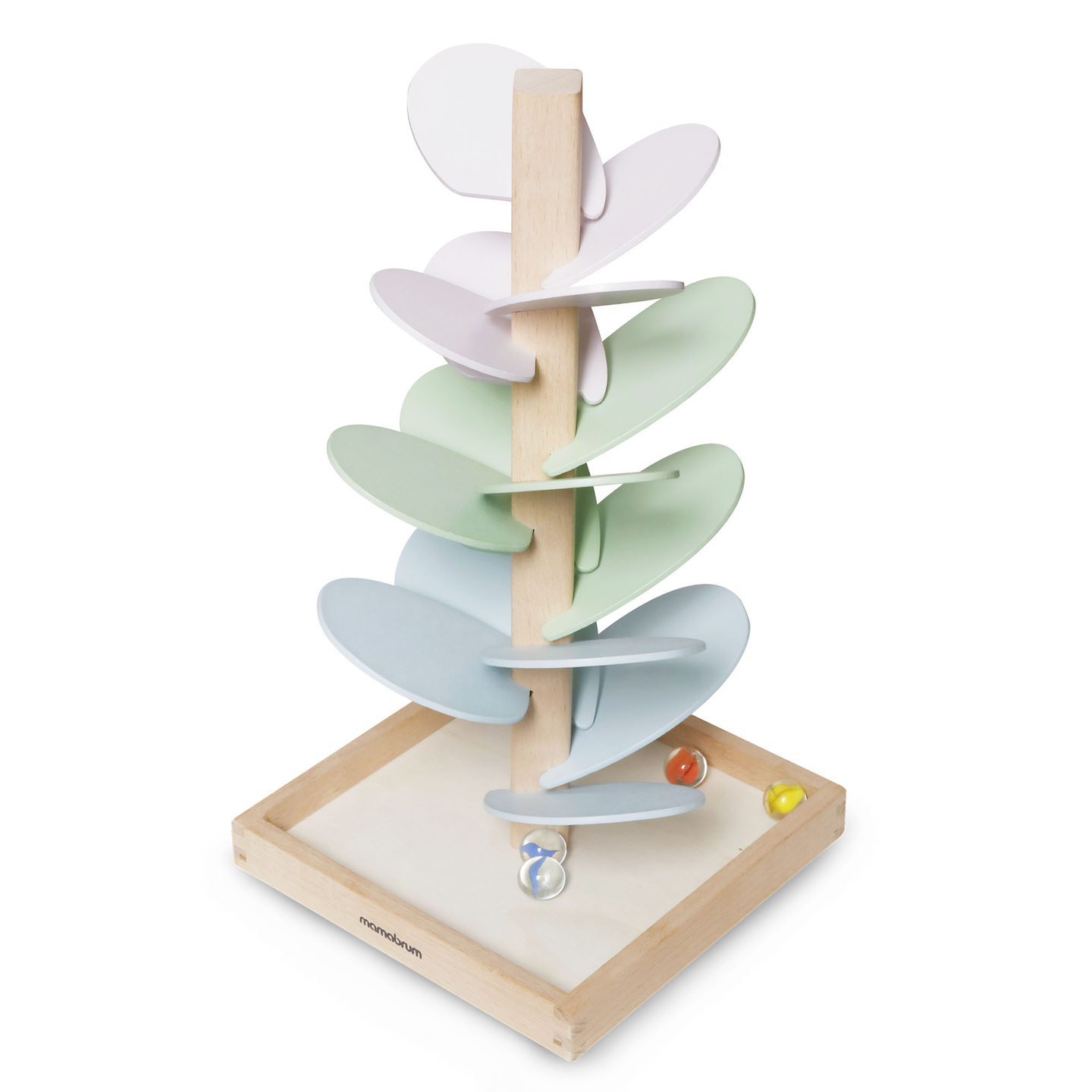 Drvena staza za kuglice - zvučno drvo s kuglicama