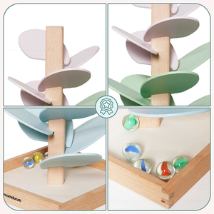 Drvena staza za kuglice - zvučno drvo s kuglicama