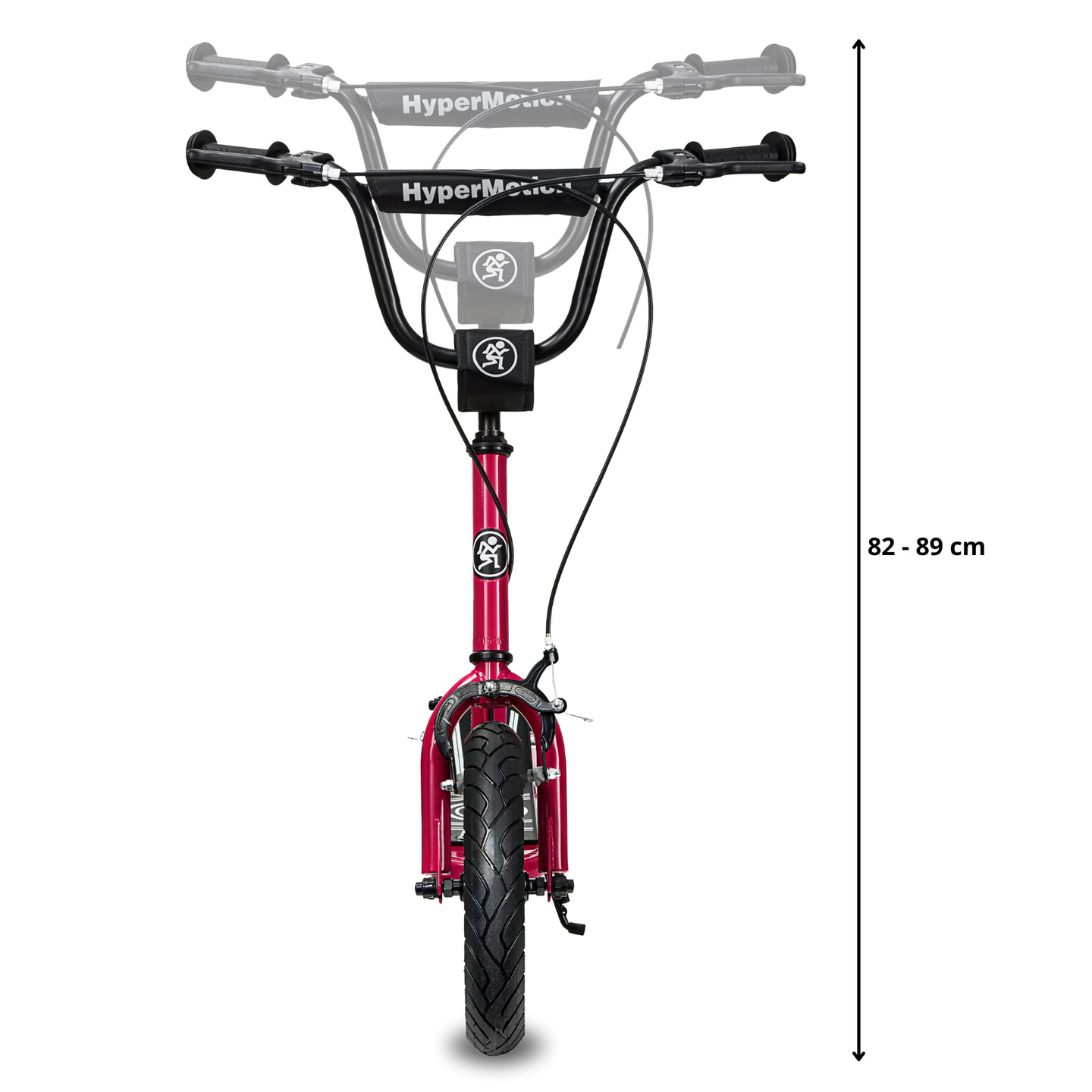 HyperMotion RUBY 12 skuter (30 cm kotači na napuhavanje) - fuksija/magenta