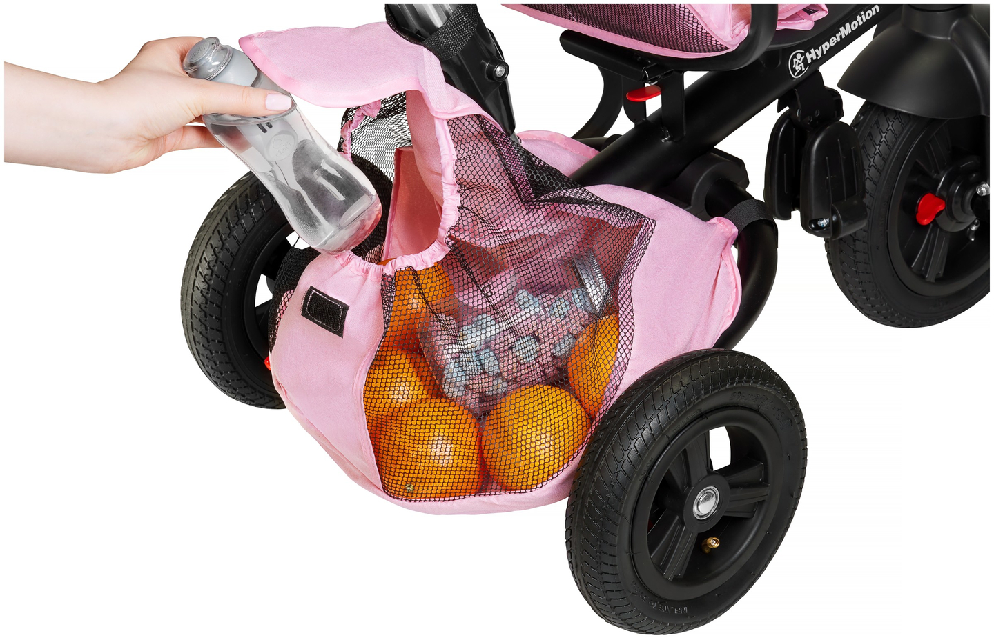 Tobi Velar tricikl + kišna navlaka - roza