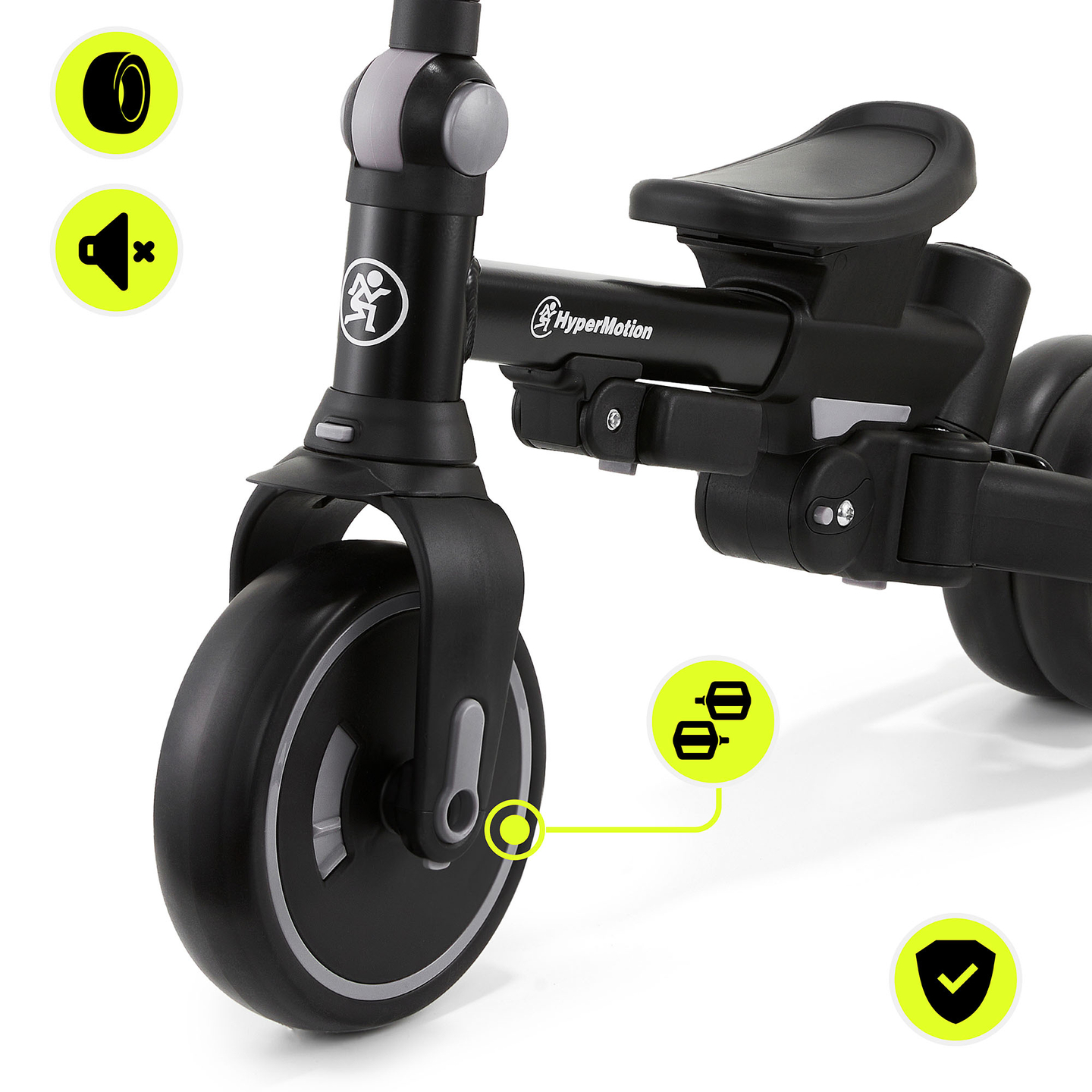 TOBI FOREST 8-u-1 višenamjenski tricikl - sivi