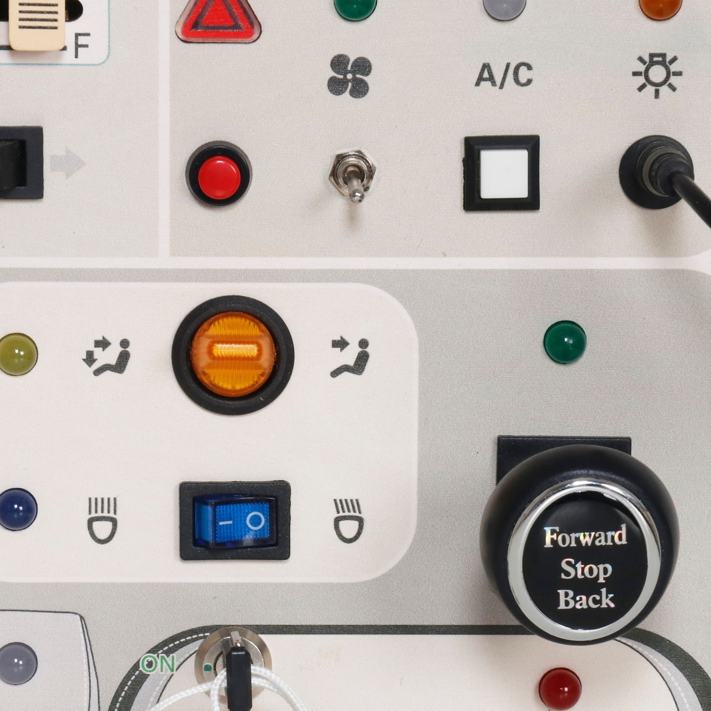 Drvena Montessori ploča za igru za malu djecu - Automobilska nadzorna ploča