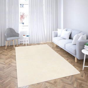 Dvostrana sklopiva pjenasta prostirka 180 x 120 x 1 cm - Charming town/Sand Beige