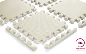 Slagalica od pjene 12 kom. - pjenasta obrazovna prostirka 120 x 90 x 1,2 cm s rubom - siva