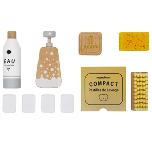 Drveni set za čišćenje za djecu - 10 elemenata