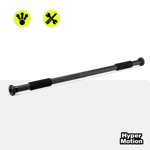 HyperMotion podesiva šipka za zgibove 80-130 cm, 150 kg, crna