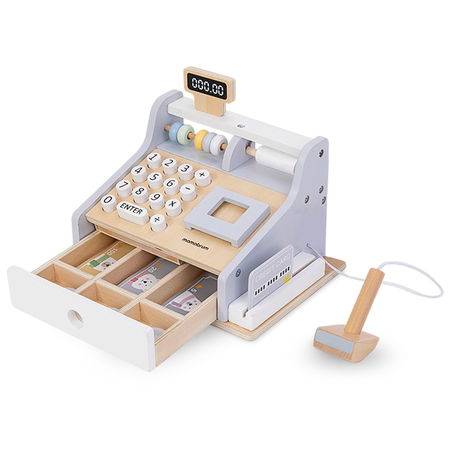 Drvena kasa s priborom