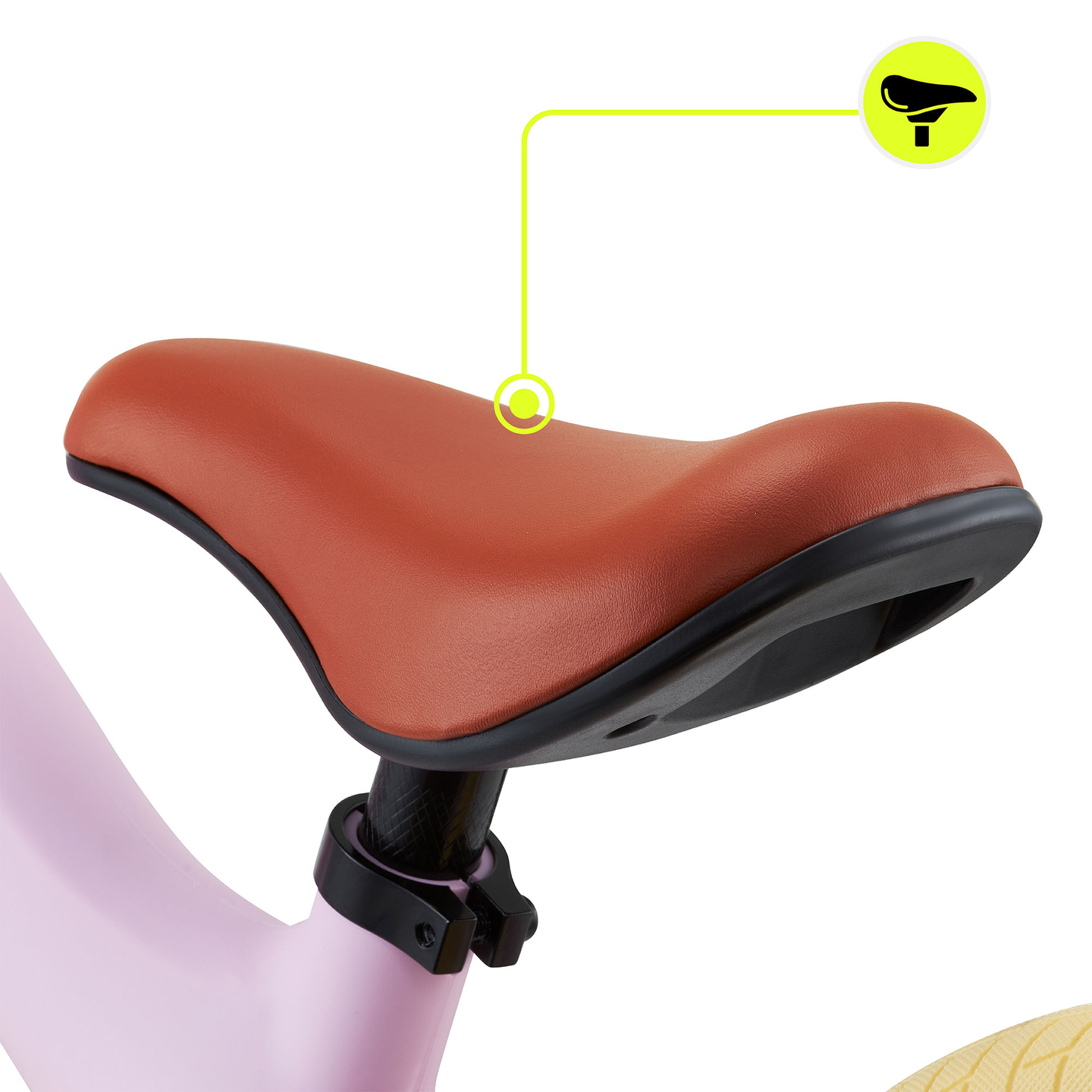 HyperMotion Marcelo bicikl za balansiranje za djecu - roza