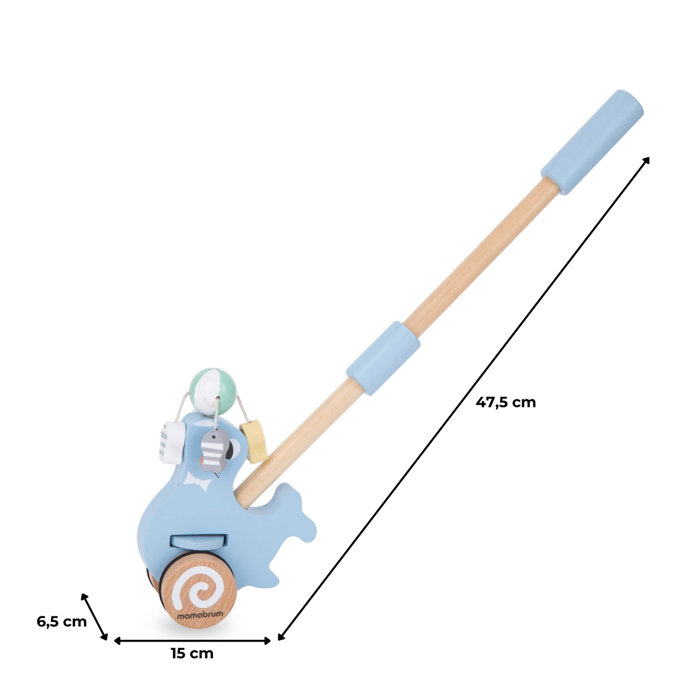 Drvena brtva sa štapom za potiskivanje - potiskivač