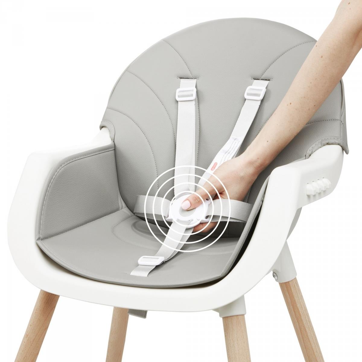 AMELIA 3u1 Moby-System stolica za hranjenje, siva