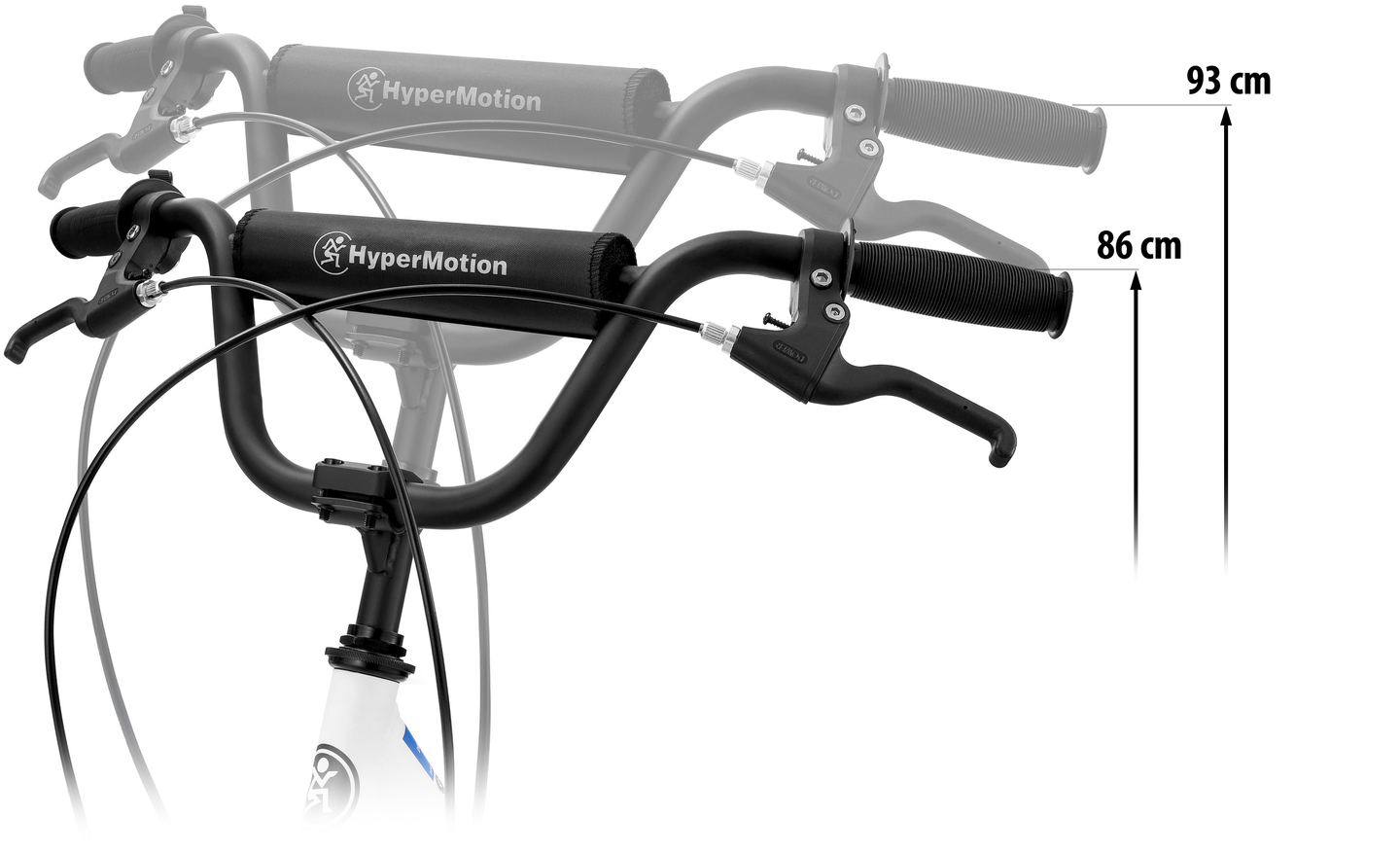 HyperMotion RIVA gradski skuter s kotačima na napuhavanje od 50 cm i 40 cm