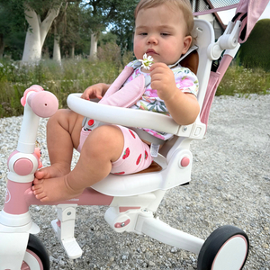 TOBI FOREST 8-u-1 višenamjenski tricikl - roza