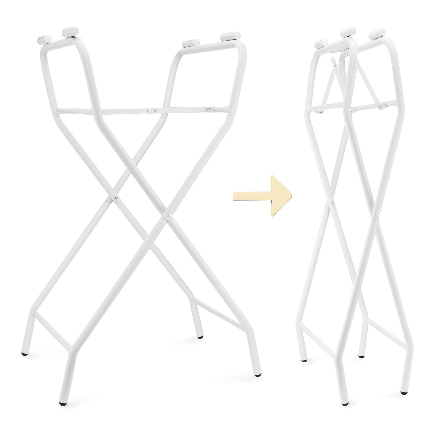 Sklopiva dječja kadica s termometrom, umetkom i postoljem - prašnjavo ružičasta boja