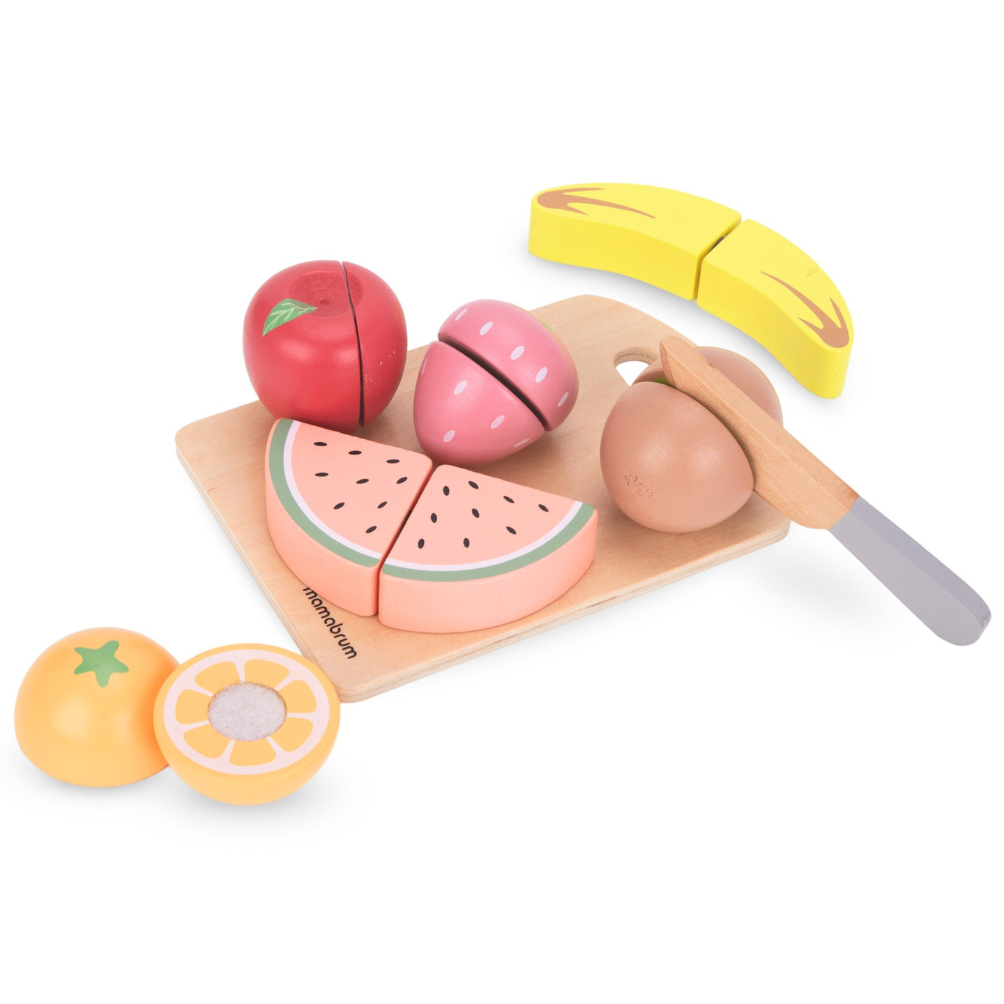 Drveno voće za rezanje - set