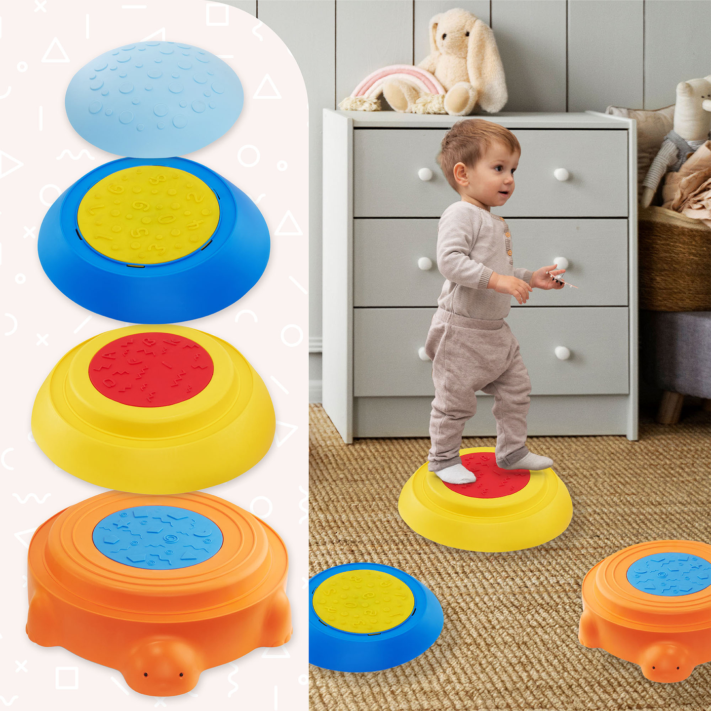 Senzorna staza za djecu - Šarena kornjača