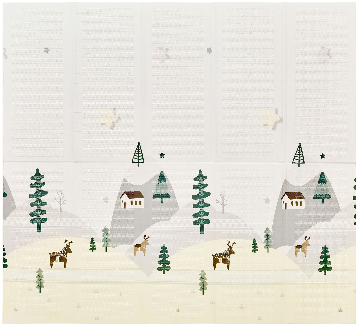 Dvostrana XXL pjenasta prostirka - sklopiva 1 CM (planina i cesta)