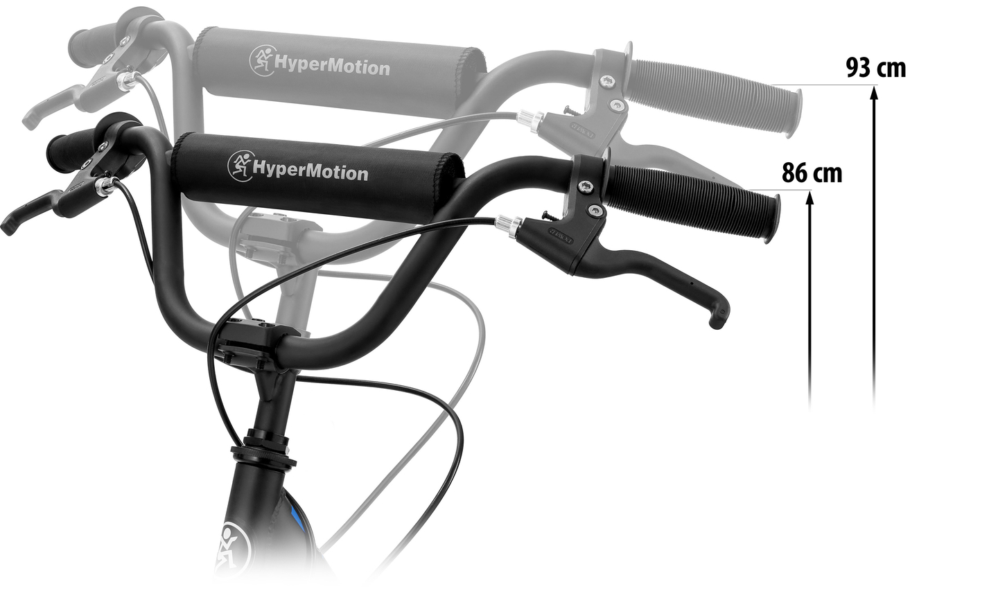 HyperMotion RIVA gradski skuter s kotačima na napuhavanje od 50 cm i 40 cm