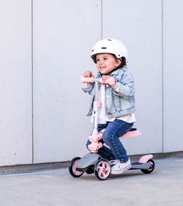 3u1 balansni romobil HyperMotion na tri kotača - ružičasti