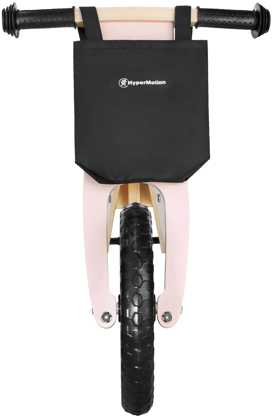 HyperMotion LEXI drveni balansni bicikl - pjenasti kotači, super svijetlo - roza