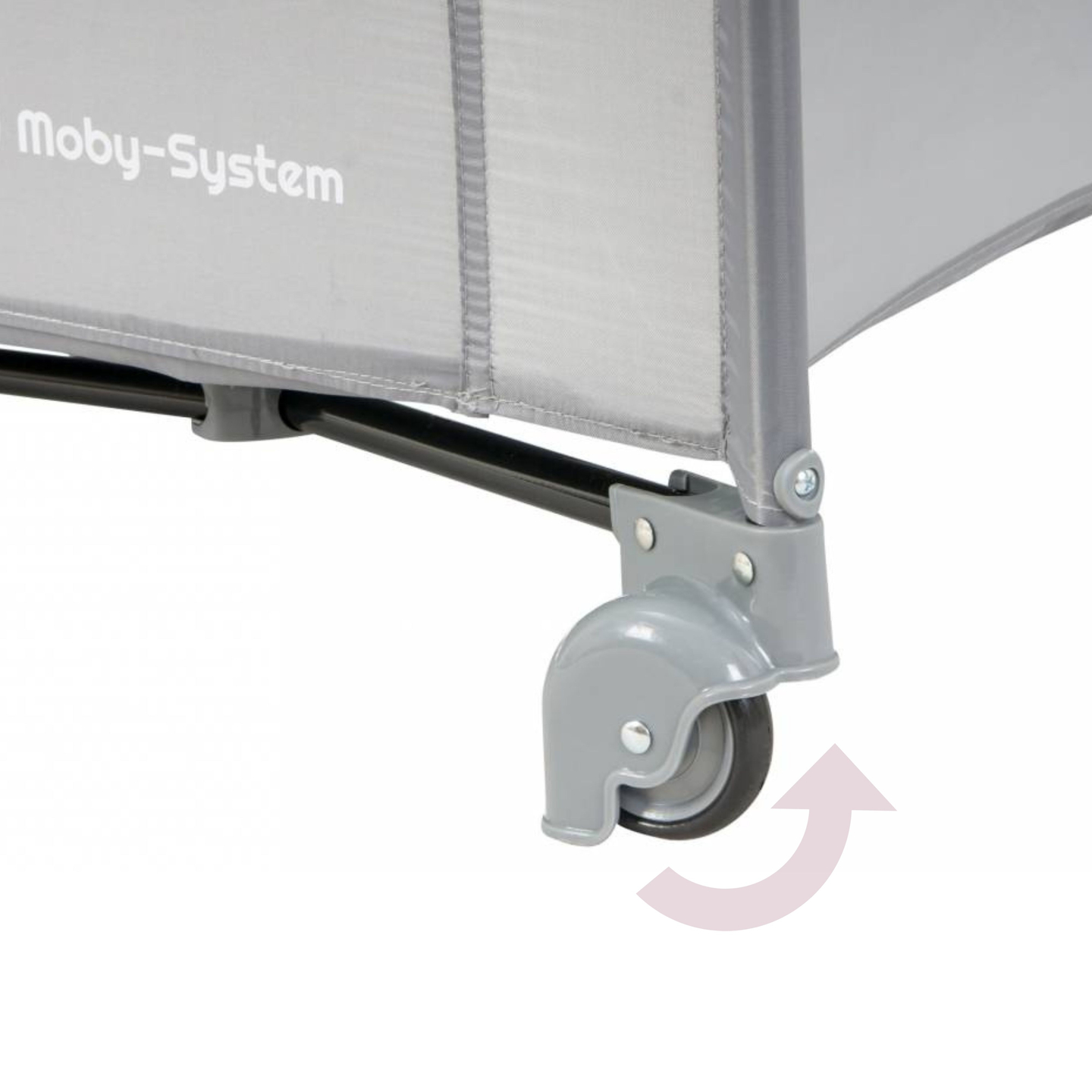 Prijenosni putni krevetić Happy Traveller BASIC - sivi