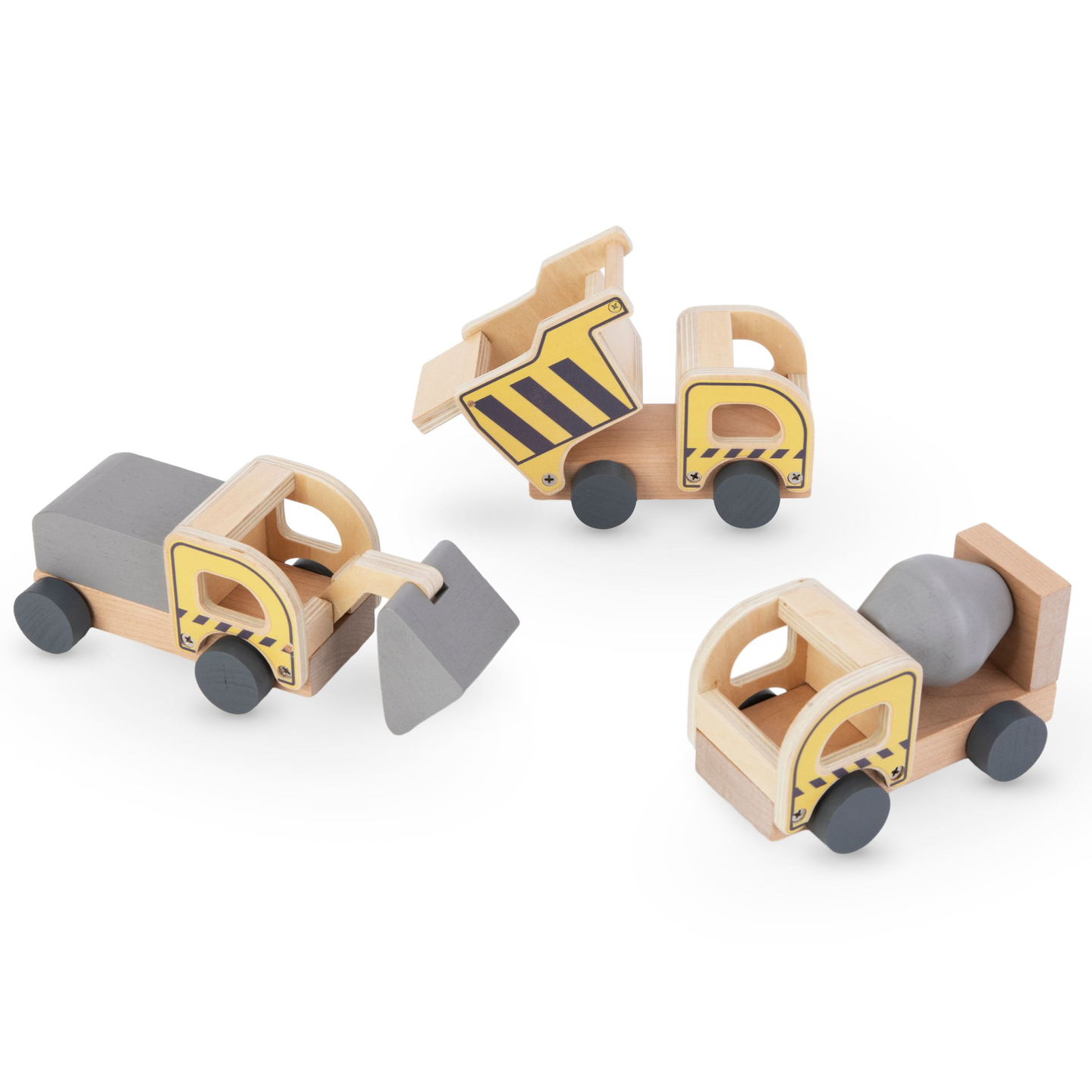 Drveno gradilište s velikim pokretnim kranom i vozilima, toranjski kran