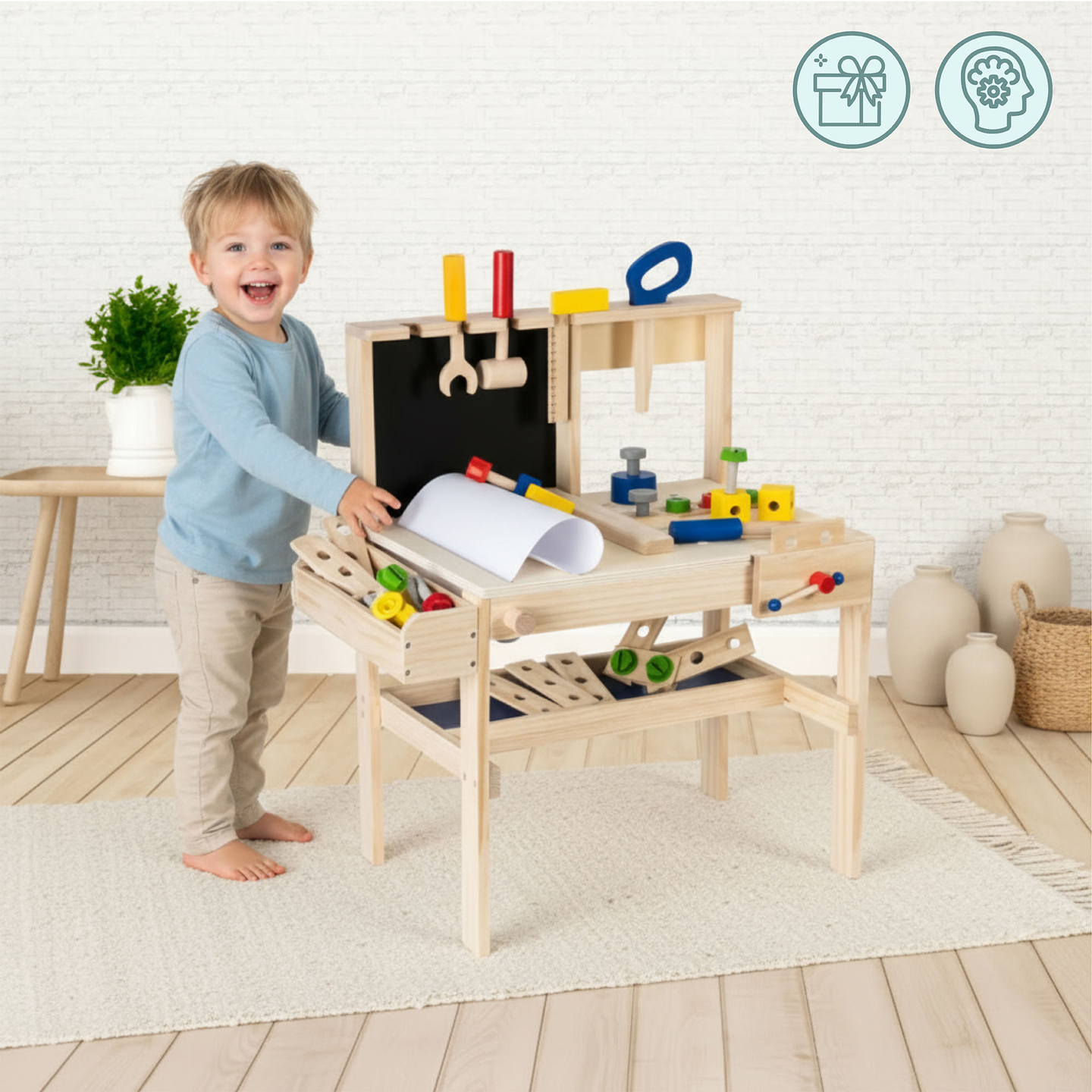 XXL drveni DIY set - 75 elemenata